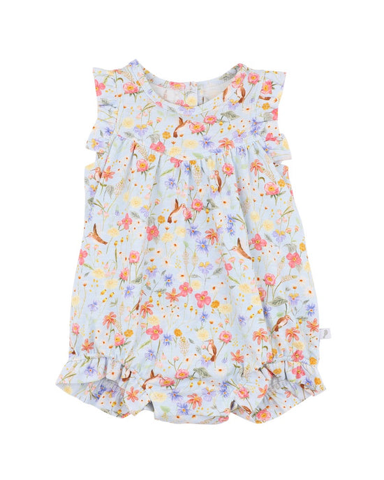 Fox & Finch Songbird Print Frill Bodysuit