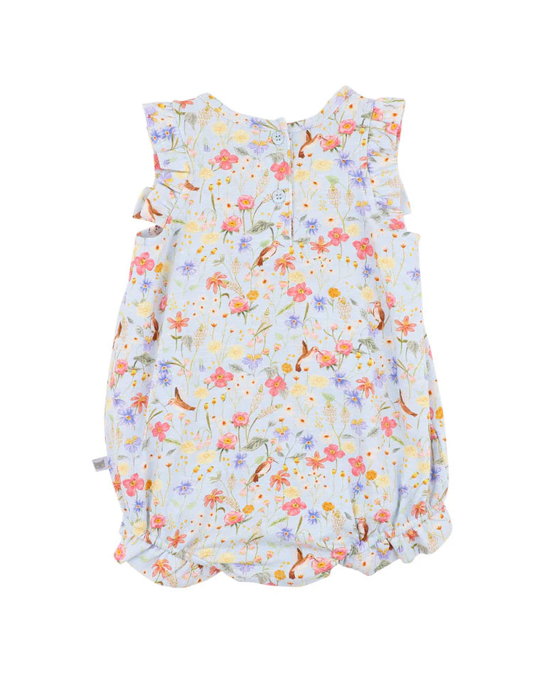 Fox & Finch Songbird Print Frill Bodysuit