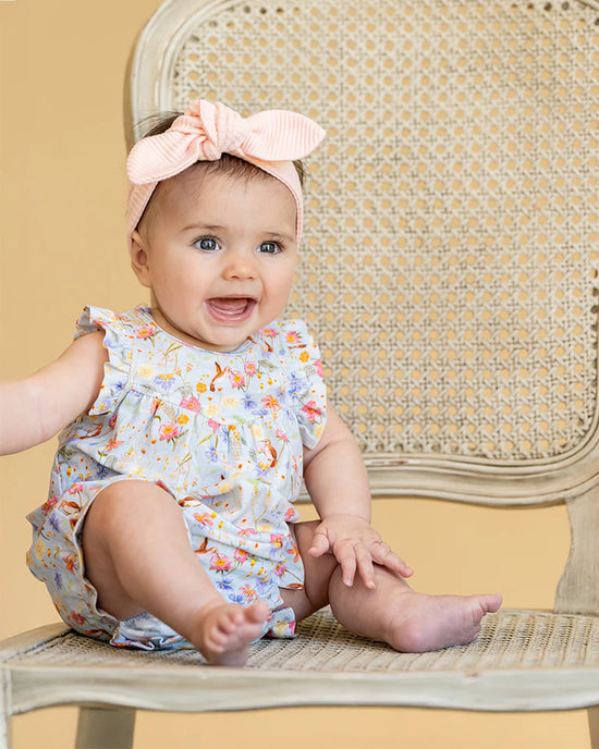 Fox & Finch Songbird Print Frill Bodysuit