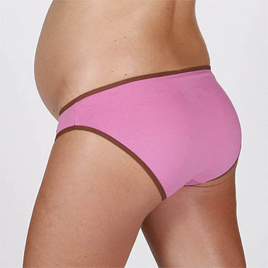 FM Perfect Fit Maternity Undies 2pk - Choc/Pink