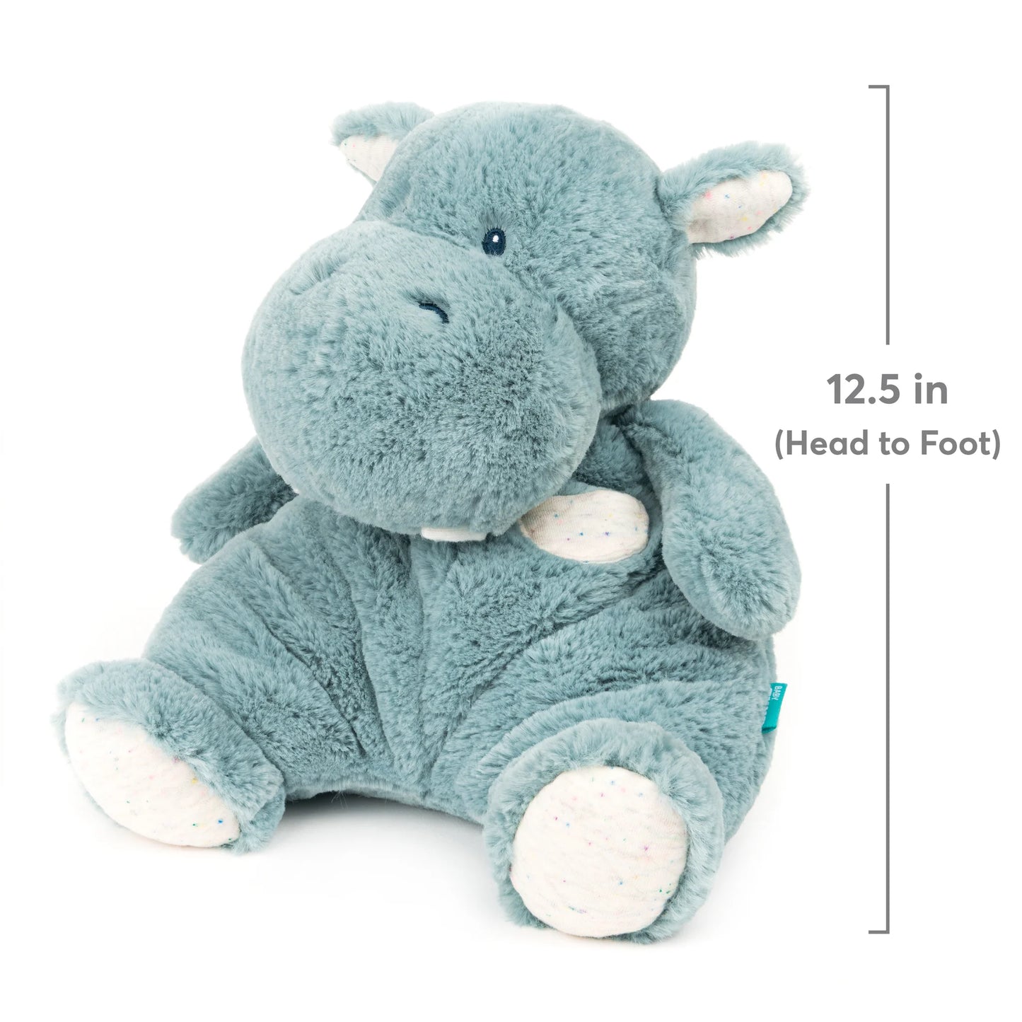 Gund Oh So Snuggly Hippo Large Teal