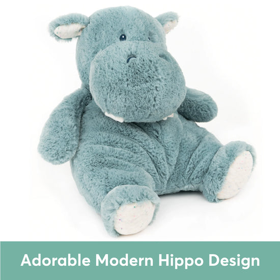 Gund Oh So Snuggly Hippo Large Teal