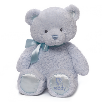 Gund My First Teddy 25cm - Blue