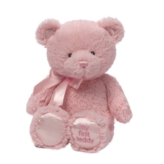 Gund My First Teddy 25cm - Pink