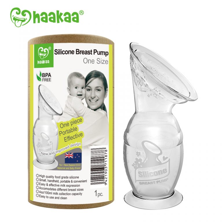 Haakaa Silicone Breast Pump with Base 100ml