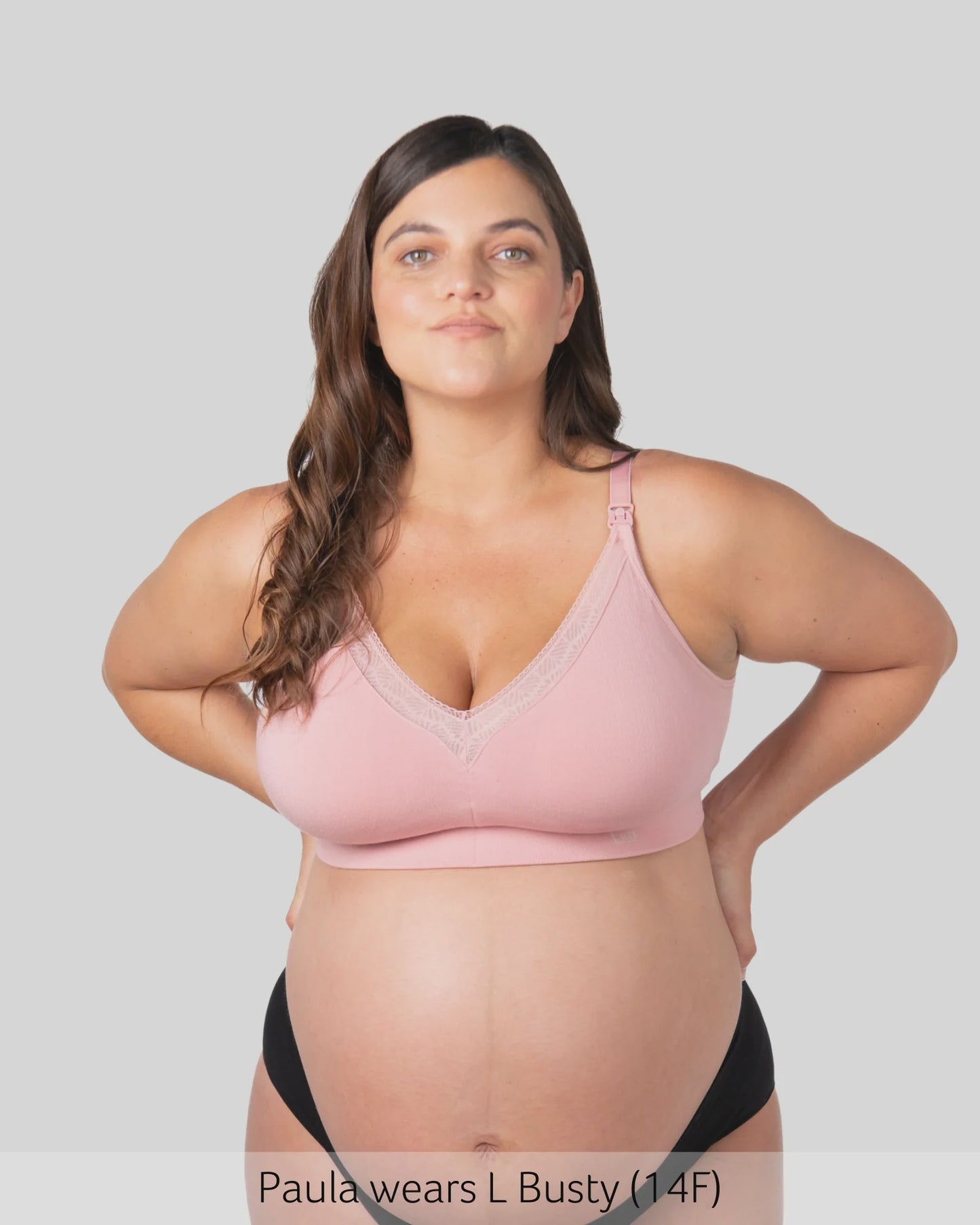 Hotmilk Caress Flexfit Nursing Bra - Petal Pink Busty