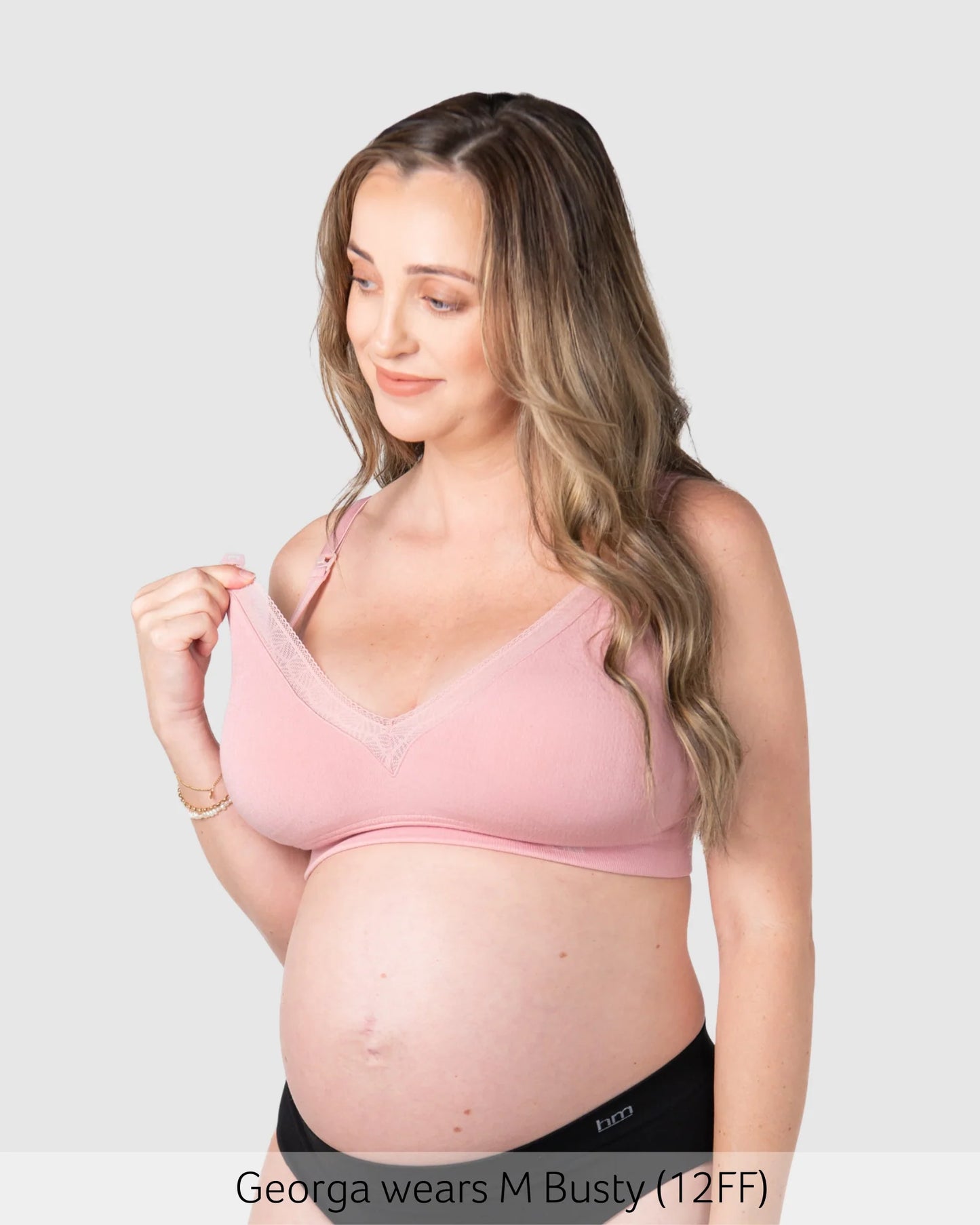 Hotmilk Caress Flexfit Nursing Bra - Petal Pink Busty