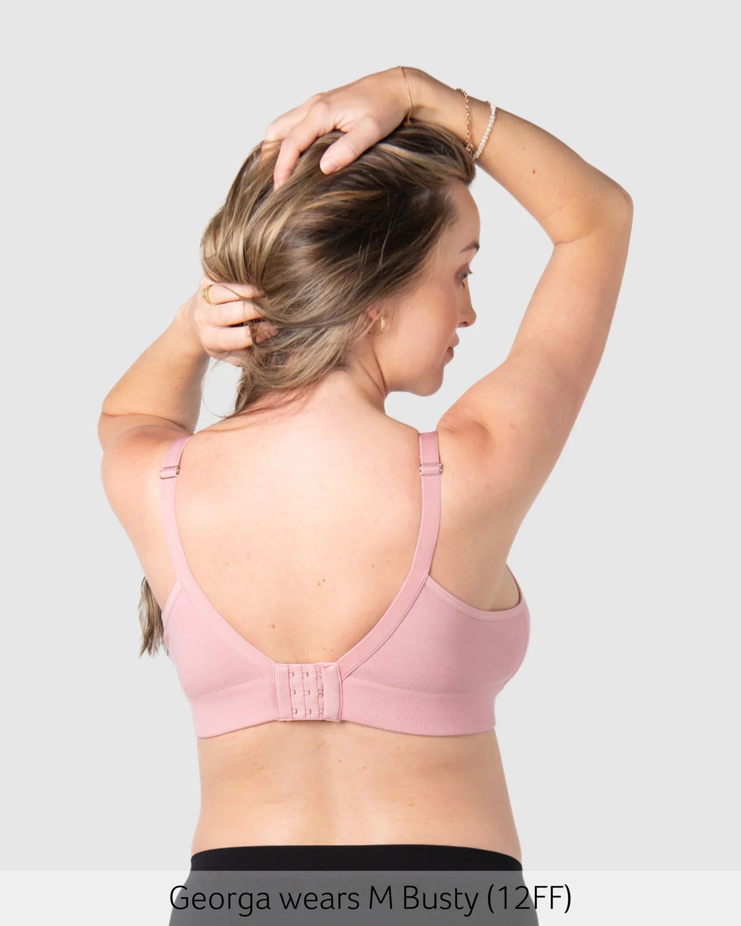 Hotmilk Caress Flexfit Nursing Bra - Petal Pink Busty