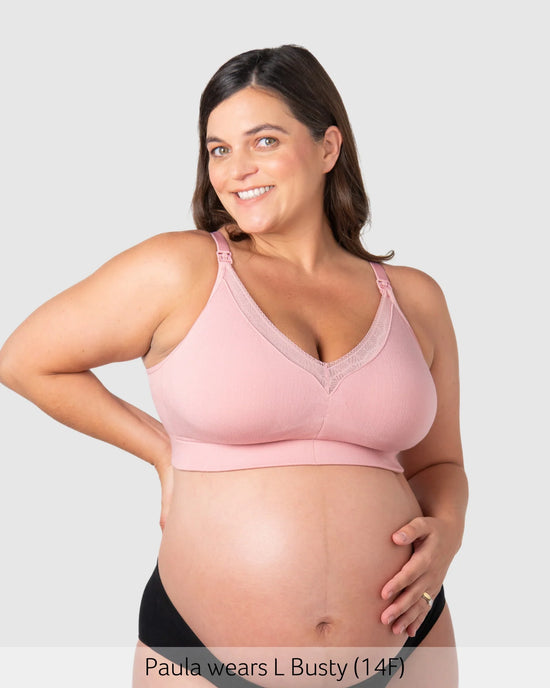 Hotmilk Caress Flexfit Nursing Bra - Petal Pink Busty