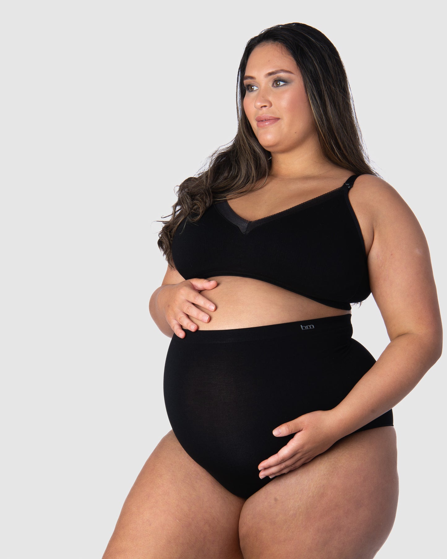 Hotmilk Caress FlexFit Nursing Bra - Black Busty