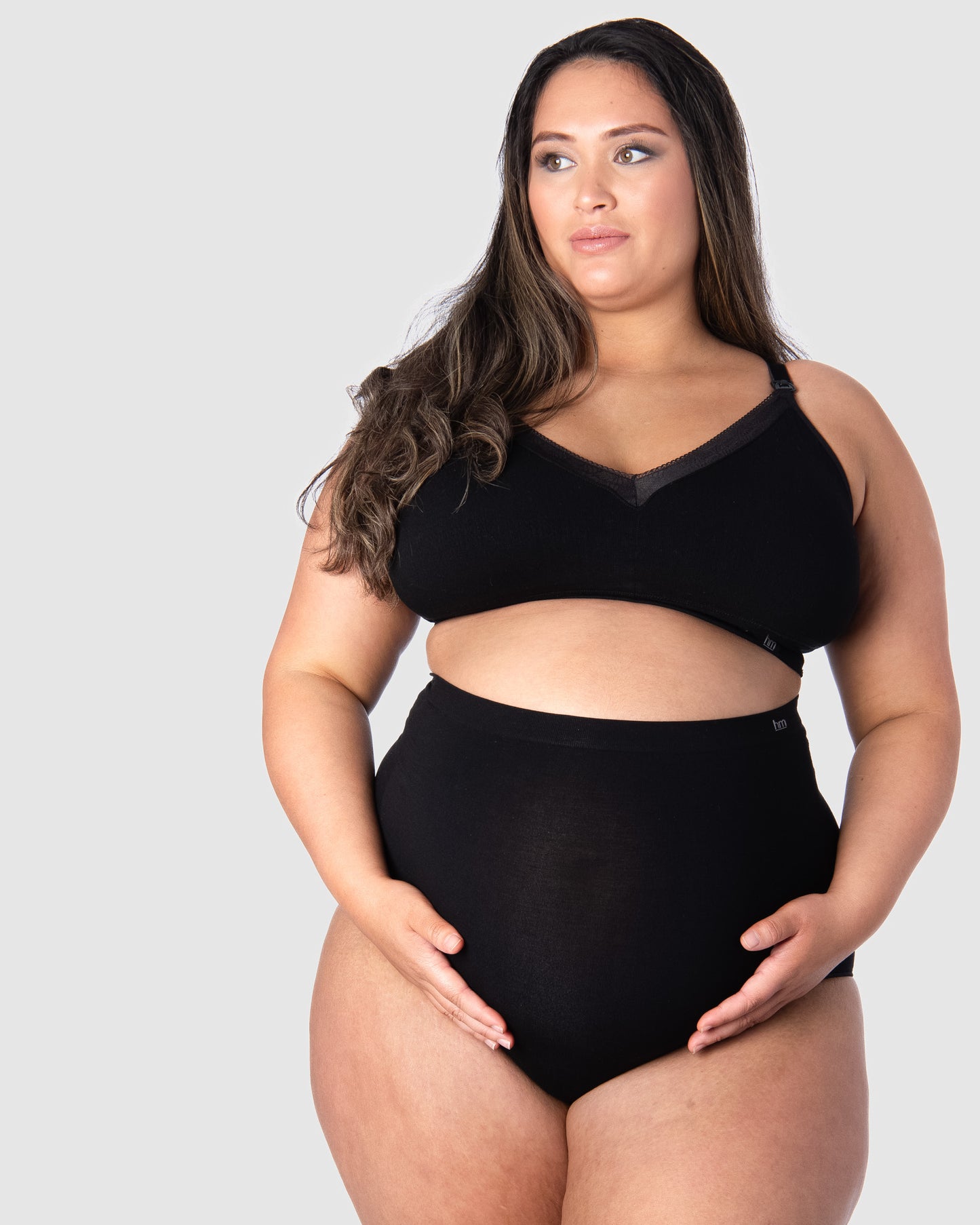 Hotmilk Caress FlexFit Nursing Bra - Black Busty