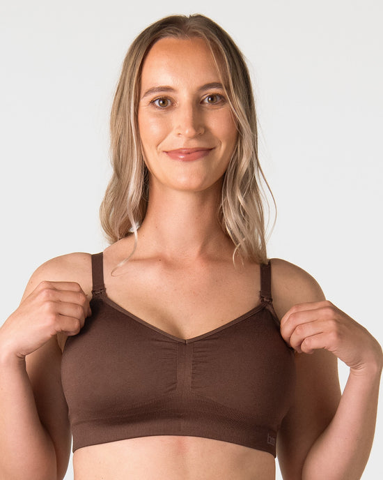 Hotmilk My Necessity 2.0 FlexFit Nursing Bra - Chocolate Regular