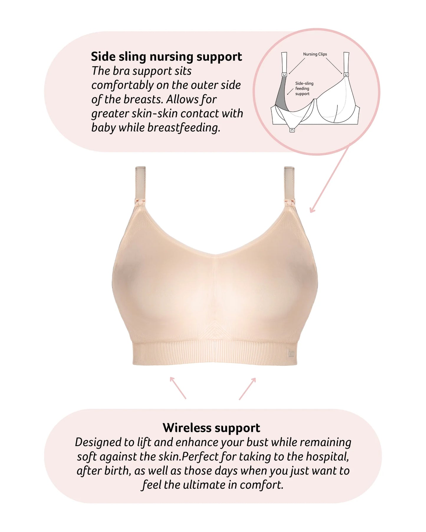 Hotmilk My Everyday FlexFit Bra - Latte Busty