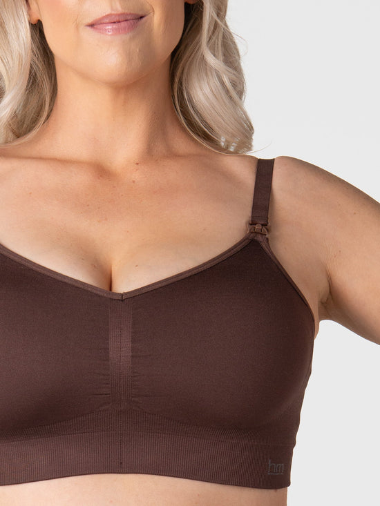 Hotmilk My Necessity 2.0 FlexFit Nursing Bra - Chocolate Busty