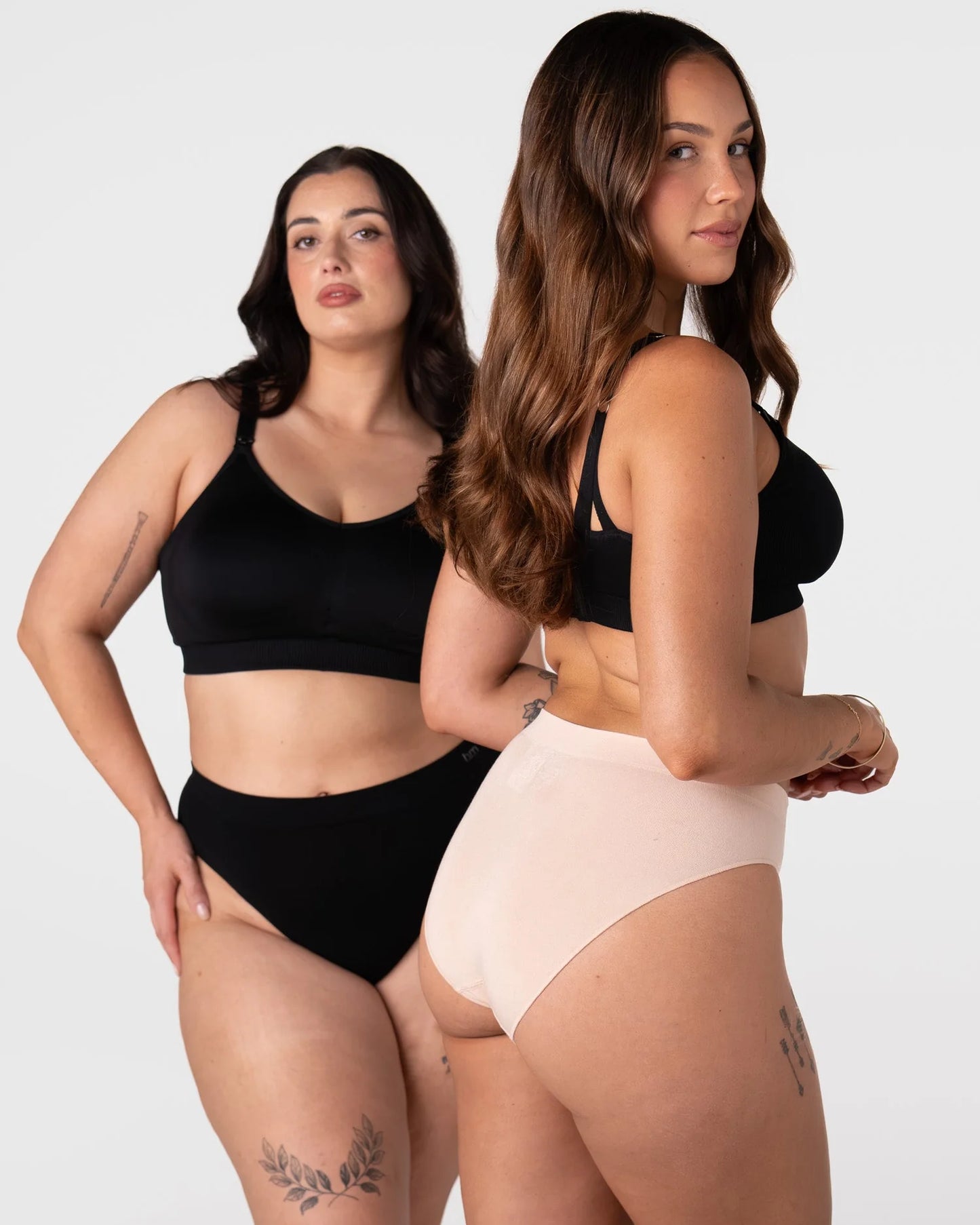 Hotmilk My Necessity Seamless 2pk Briefs - Black & Frappe