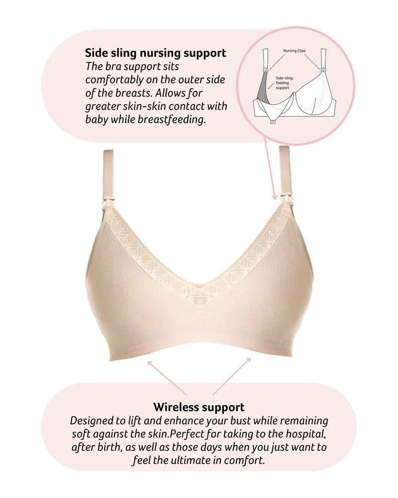 Hotmilk Caress Flexfit Nursing Bra - Oat