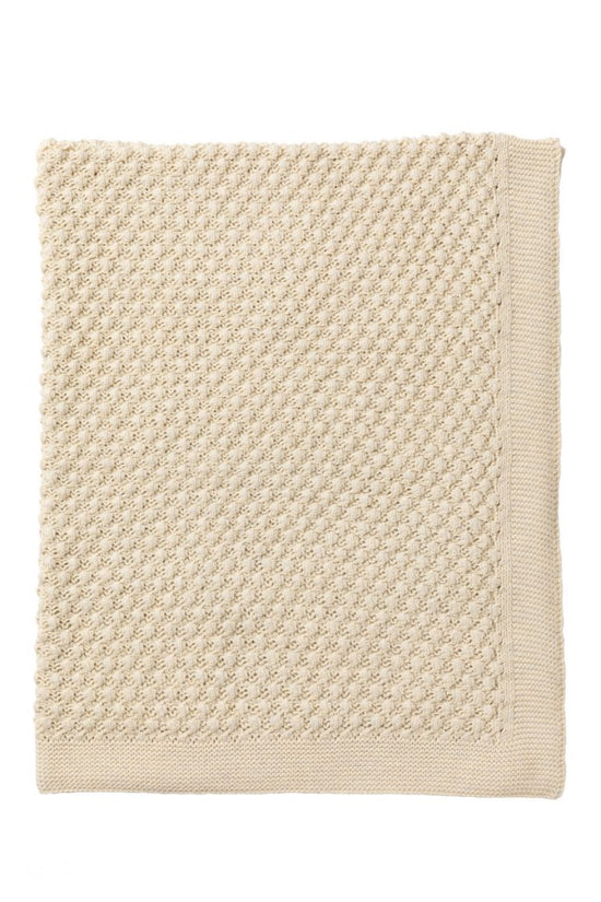 Indus Mini Popcorn Blanket Natural