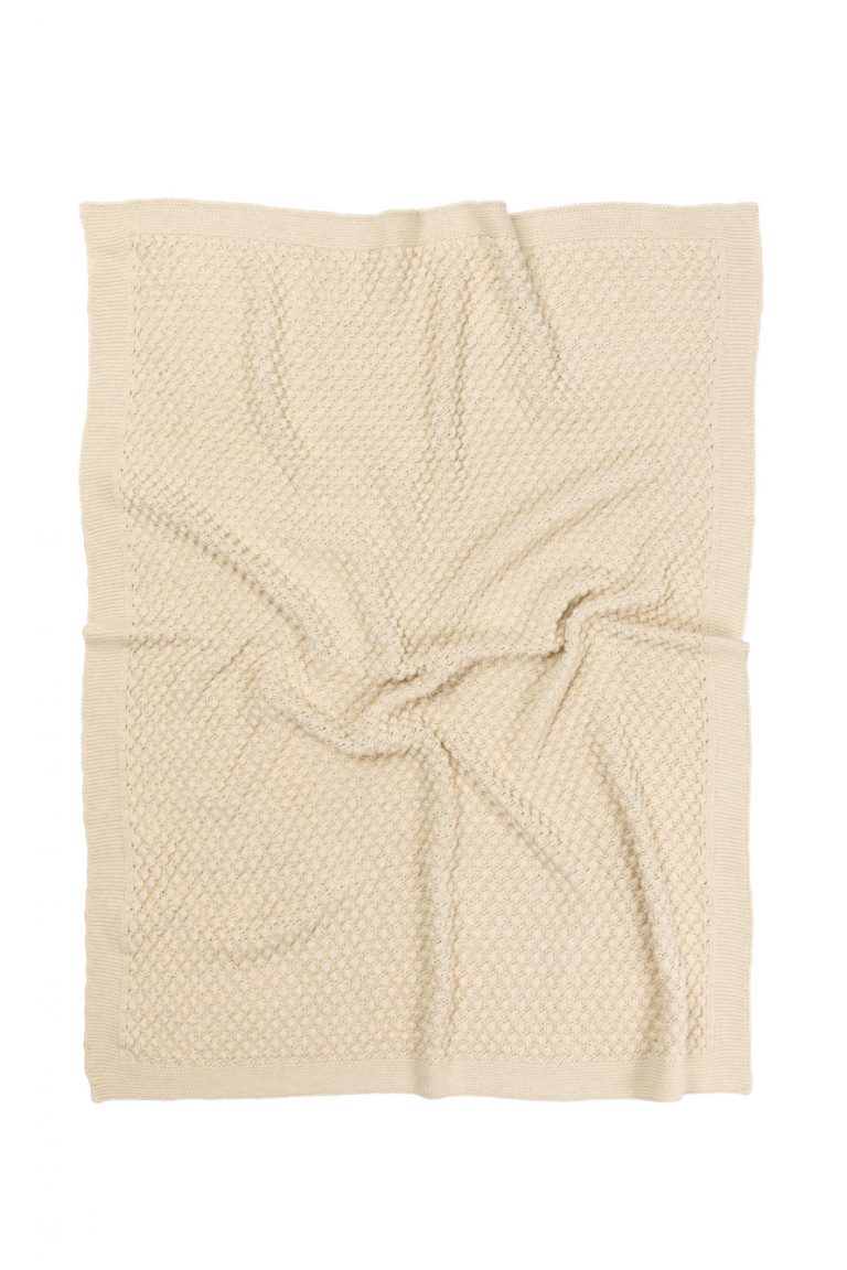 Indus Mini Popcorn Blanket Natural