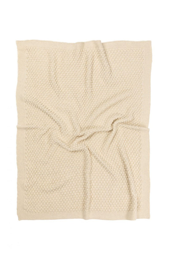 Indus Mini Popcorn Blanket Natural
