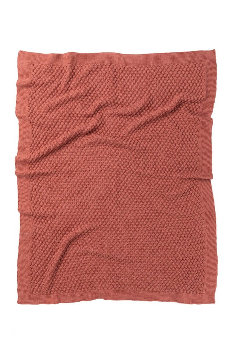 Indus Mini Popcorn Blanket Rose