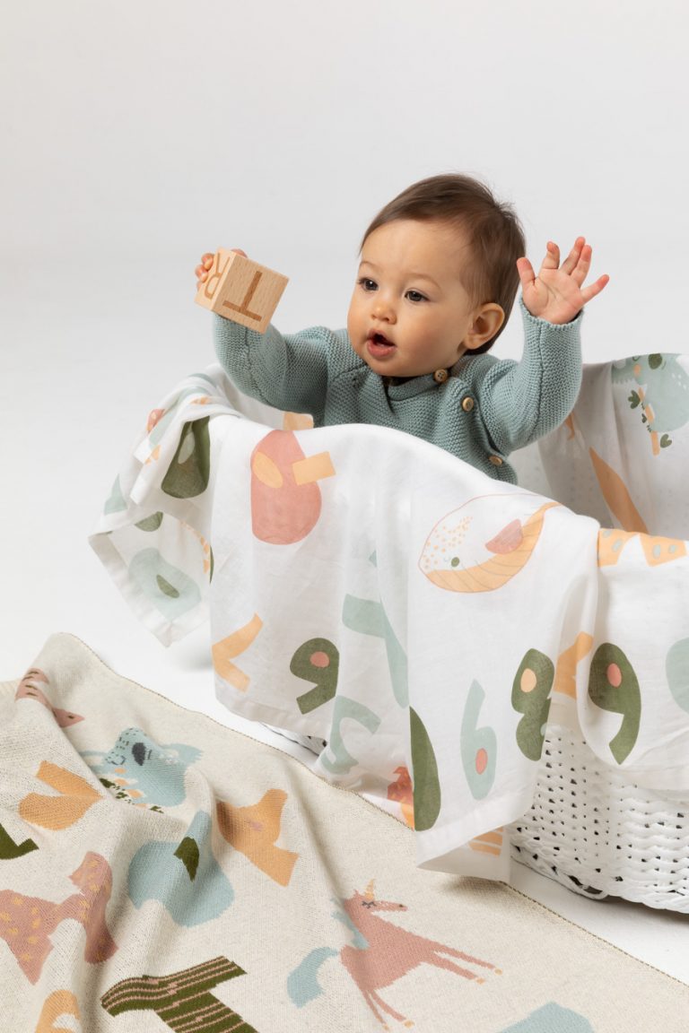 Indus Swaddle Alphabet