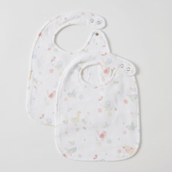 Jiggle & Giggle Birdy Muslin Bib (Set of 2)