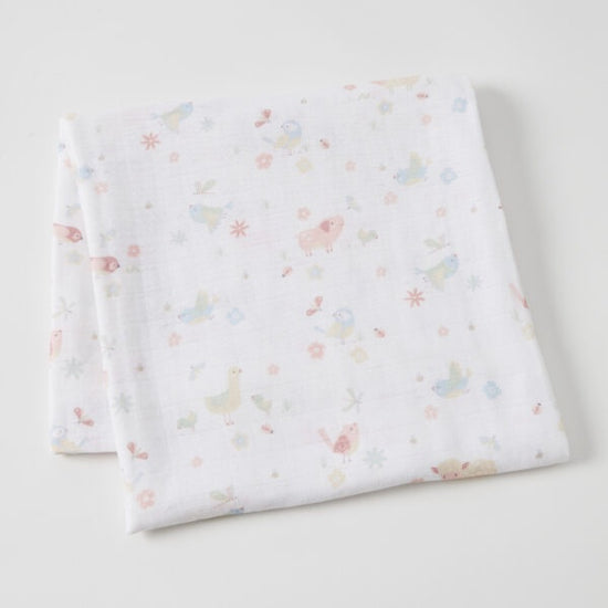 Jiggle & Giggle Birdy Muslin Wrap