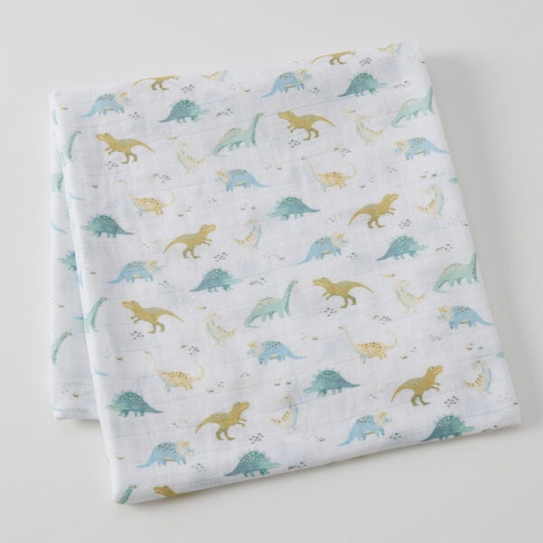 Jiggle & Giggle Dallying Dinosaurs Muslin Wrap