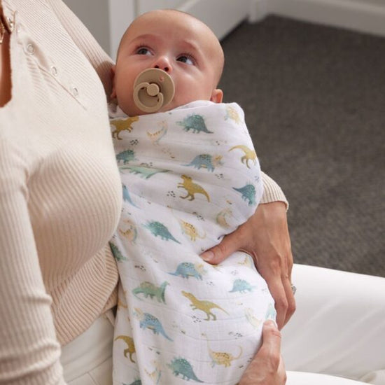 Jiggle & Giggle Dallying Dinosaurs Muslin Wrap