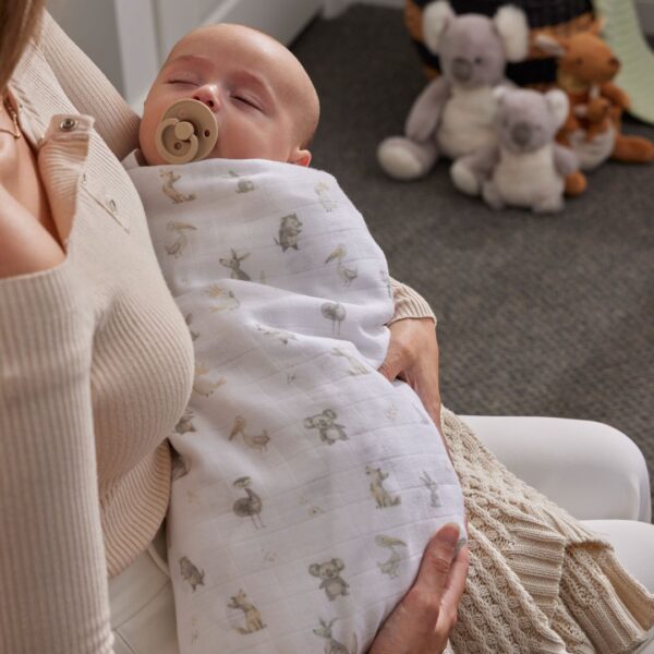 Jiggle & Giggle Little Aussie Critters Muslin Wrap