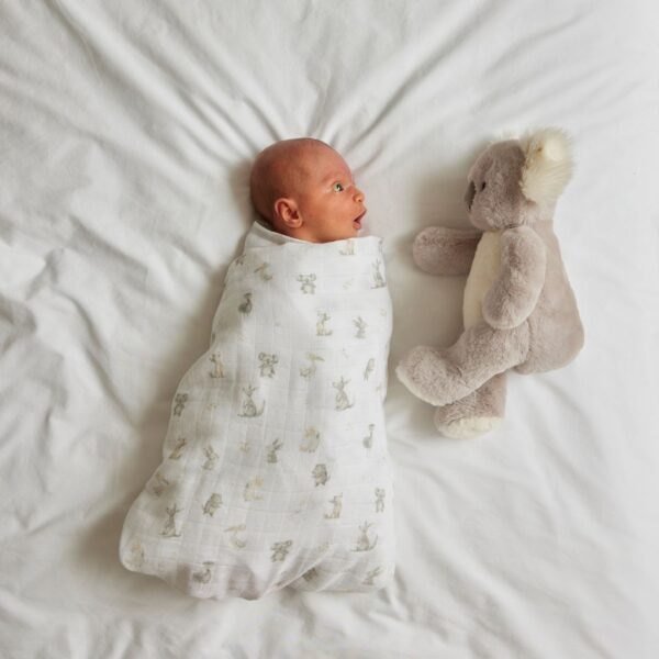 Jiggle & Giggle Little Aussie Critters Muslin Wrap