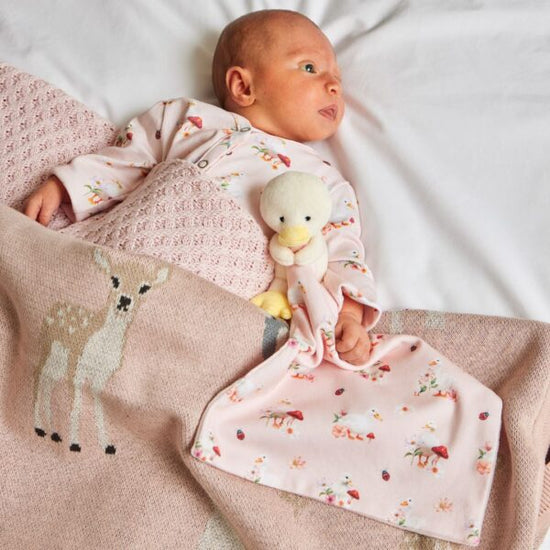 Jiggle & Giggle Waddling Around Romper and Comforter