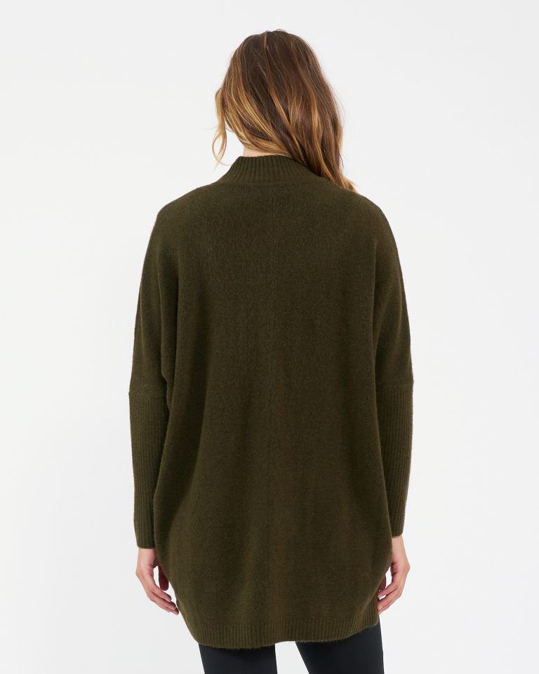 Ripe Hallie Cross Over Knit - Khaki