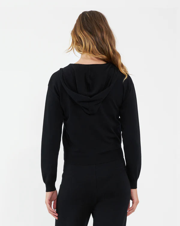 Ripe Reese Nursing Knit Hoodie - Black