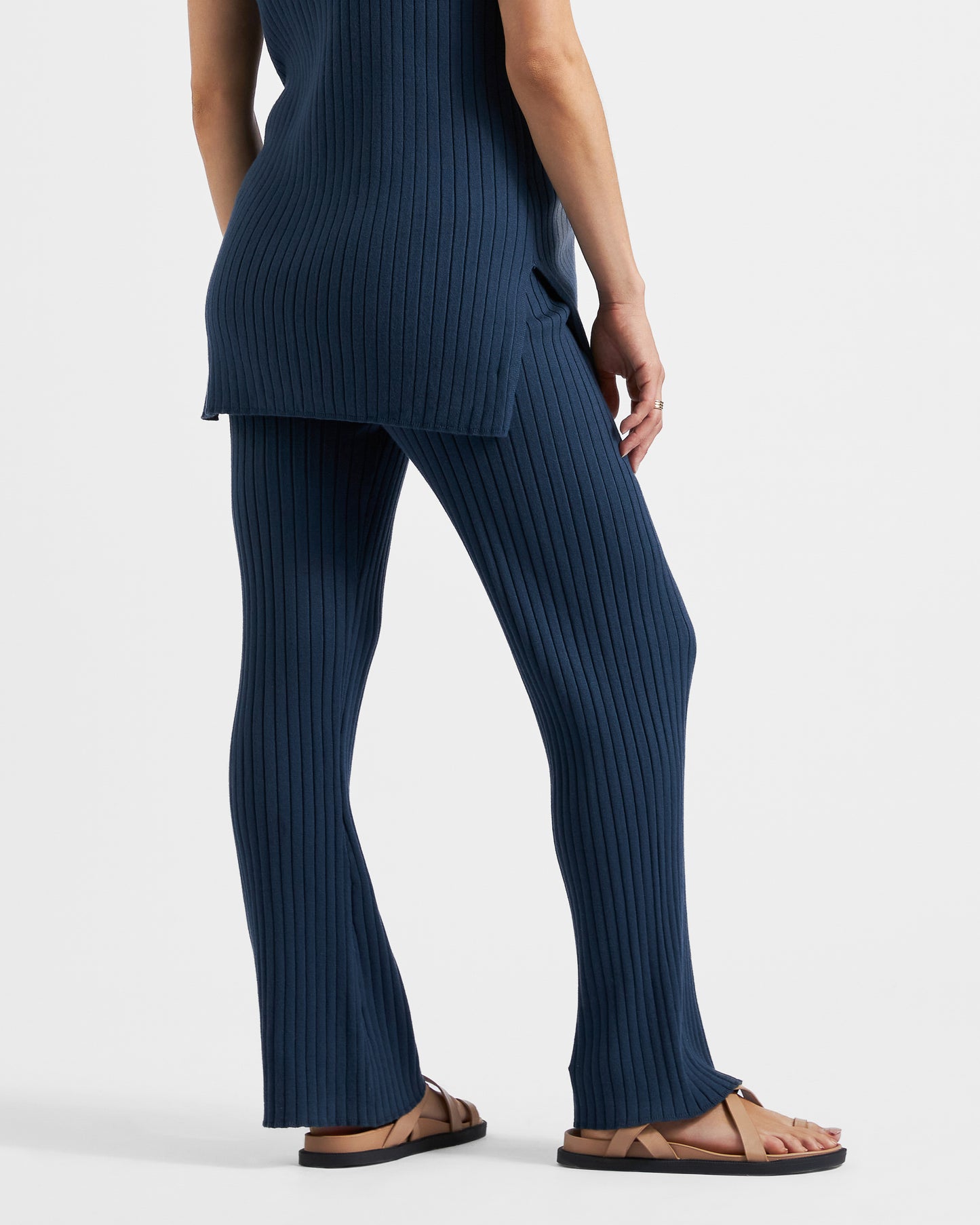 Ripe Sienna Rib Knit Pant - French Navy