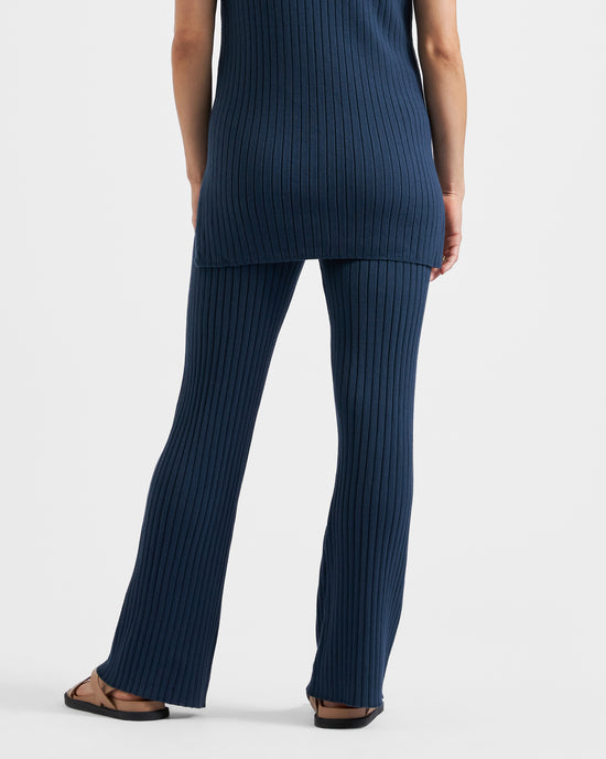 Ripe Sienna Rib Knit Pant - French Navy