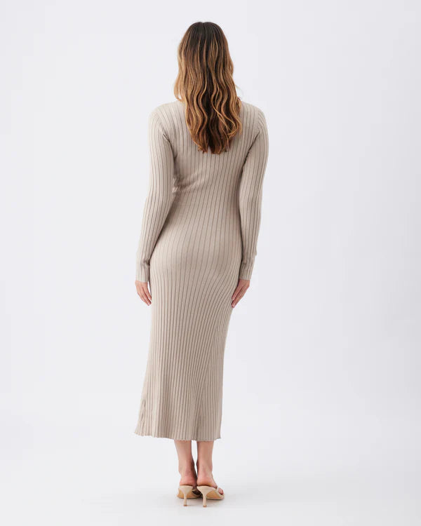 Ripe Eden Knit Nursing Dress - Stone