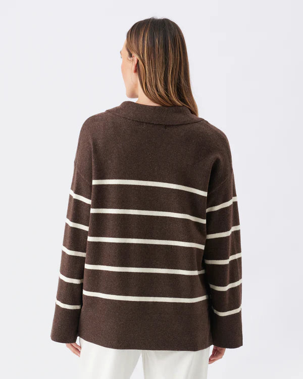 Ripe Scout Nursing Knit - Chocolate / White