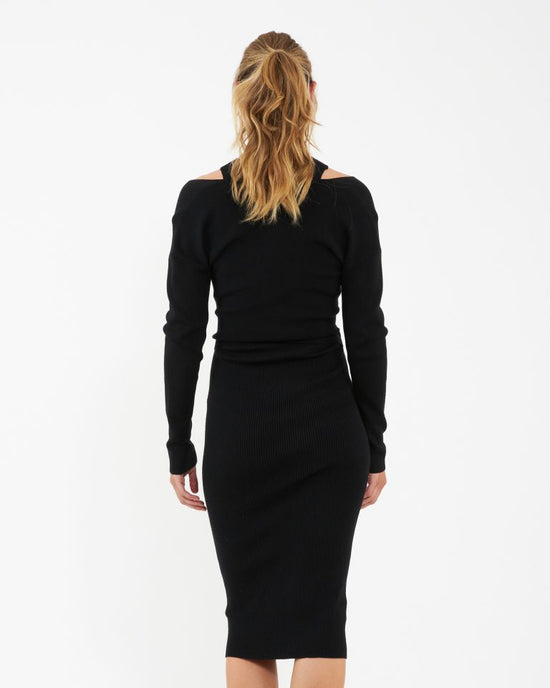 Ripe Dayna Nursing Knit Dress Black