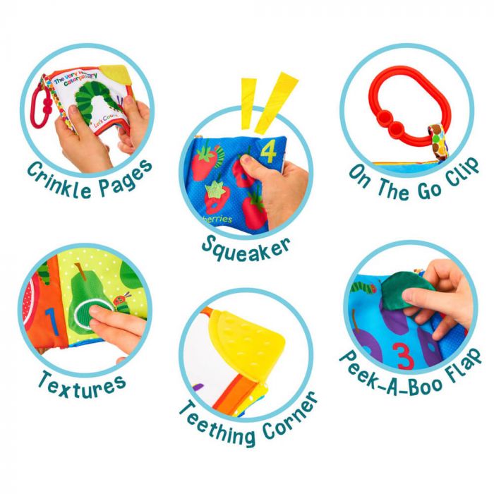 Very Hungry Caterpillar Soft Book: Let's Count Clip on