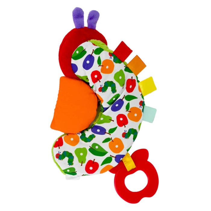 Very Hungry Caterpillar Crinkle Teether Toy with Orange Slice