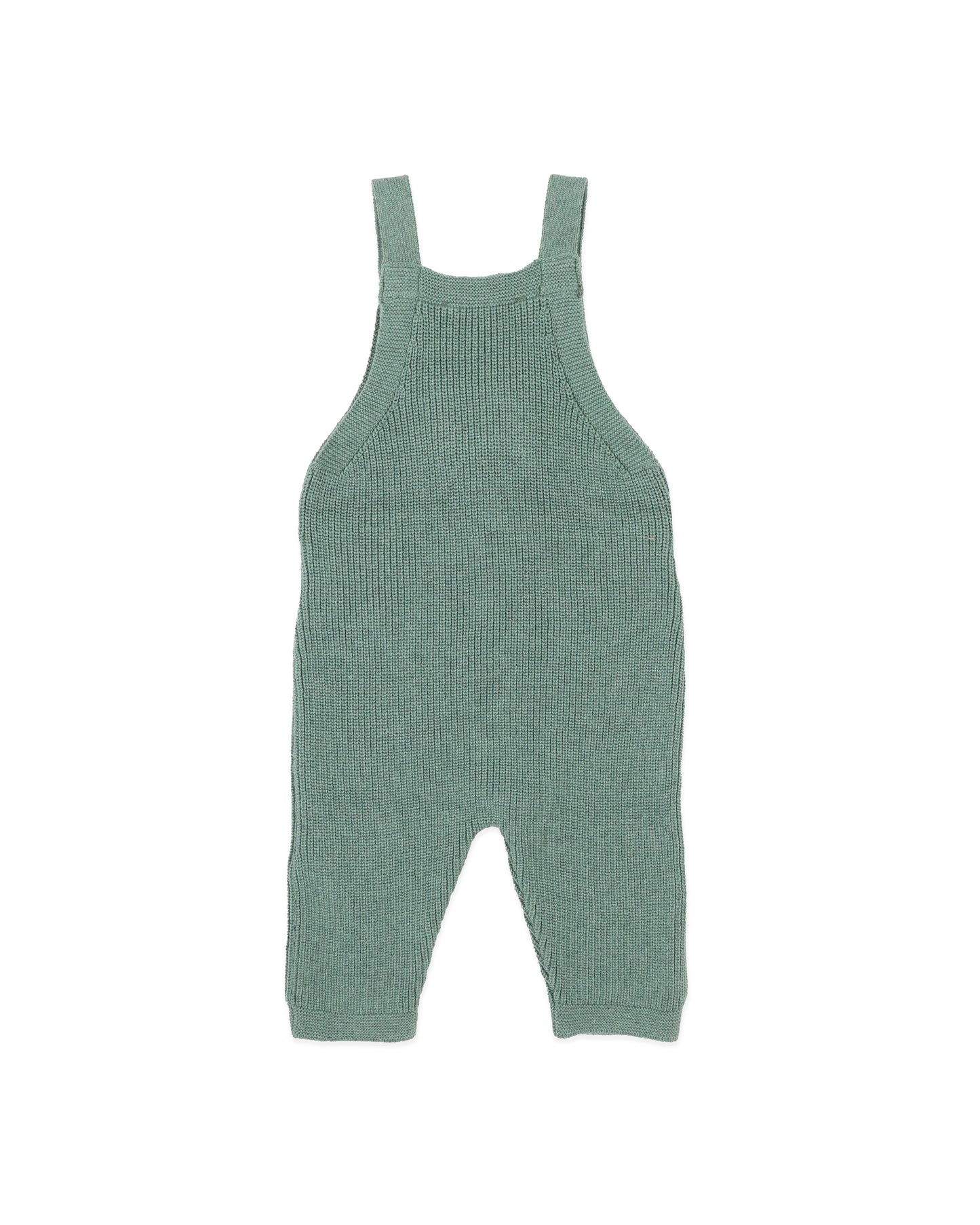 Bebe Charlie Organic Knitted Overalls - Fern Marle