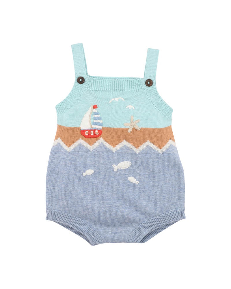 Bebe Max Organic Hand Emb. Knitted Bodysuit