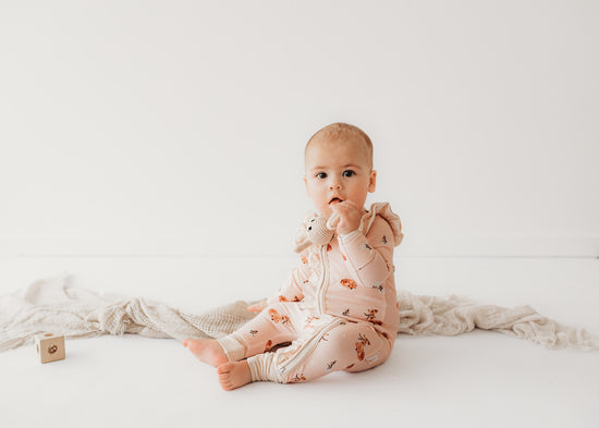 Child Of Mine Bamboo Zipsuit - Classic Fawn