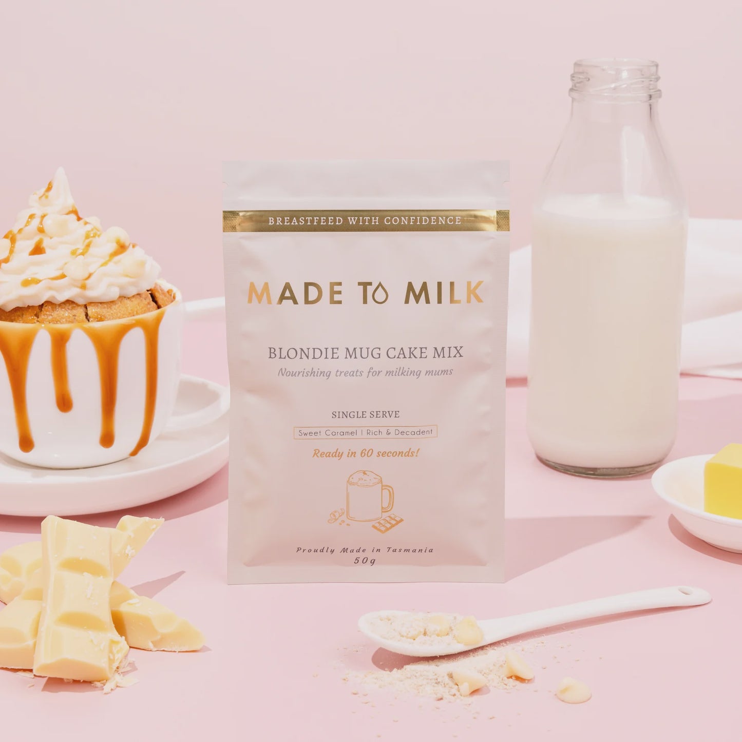 Made to Milk Blondie Mug Cake Mix - Single Serve