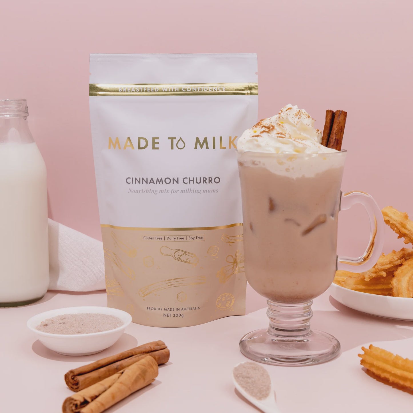 Made to Milk Cinnamon Churro Lactation Drink