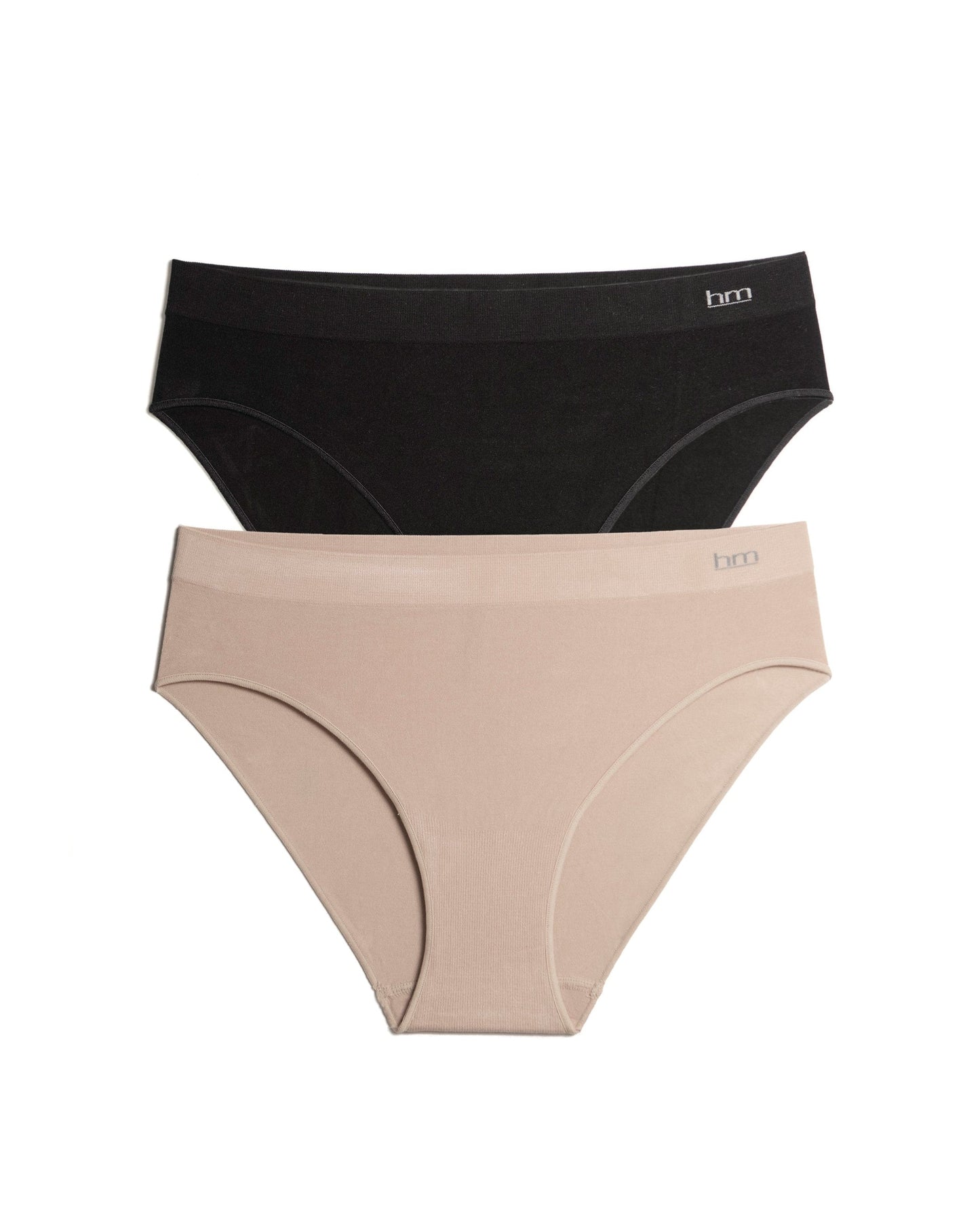 Hotmilk My Necessity Seamless 2pk Briefs - Black & Frappe