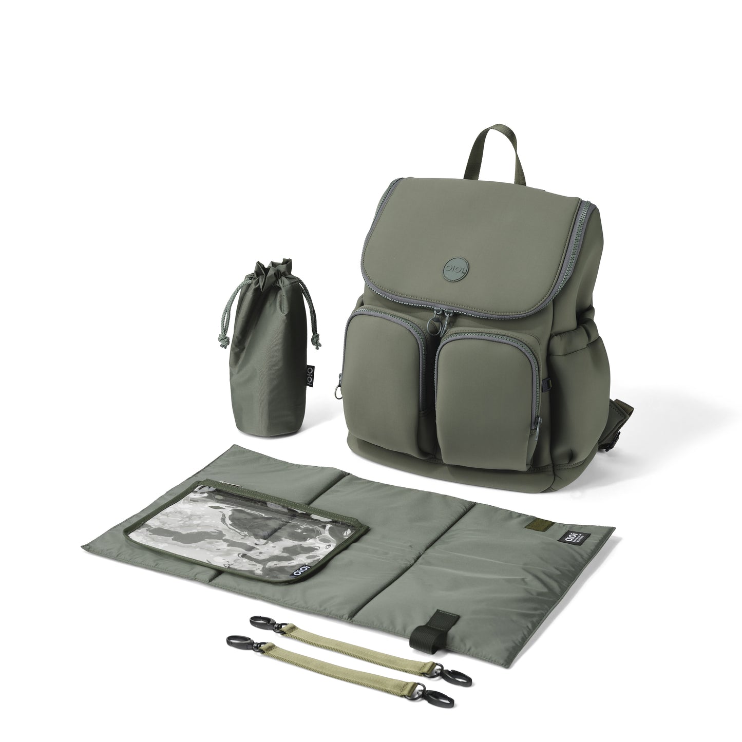 OiOi Signature Nappy Backpack Neoprene - Sage
