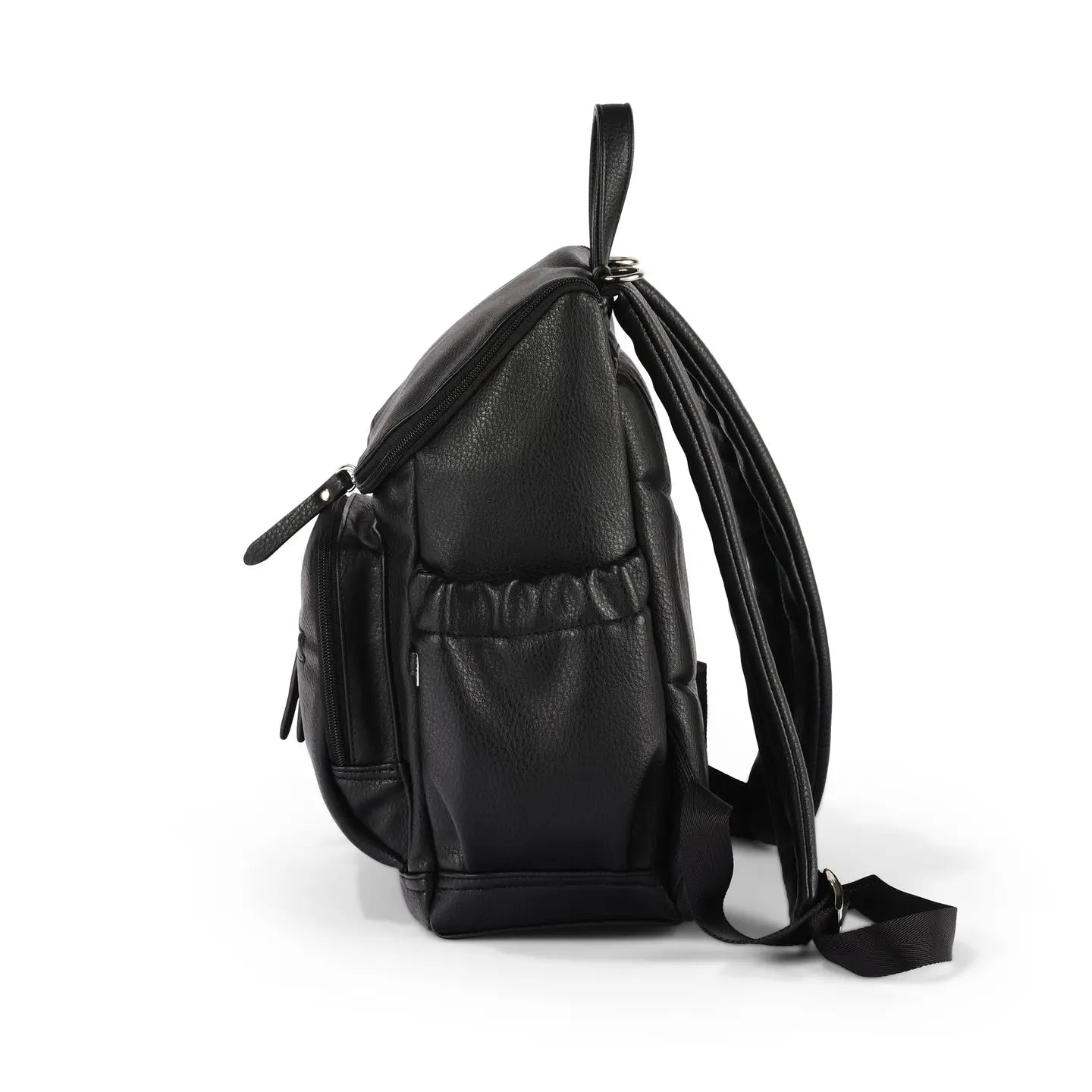 OiOi Mini Signature Backpack - Black Vegan Leather