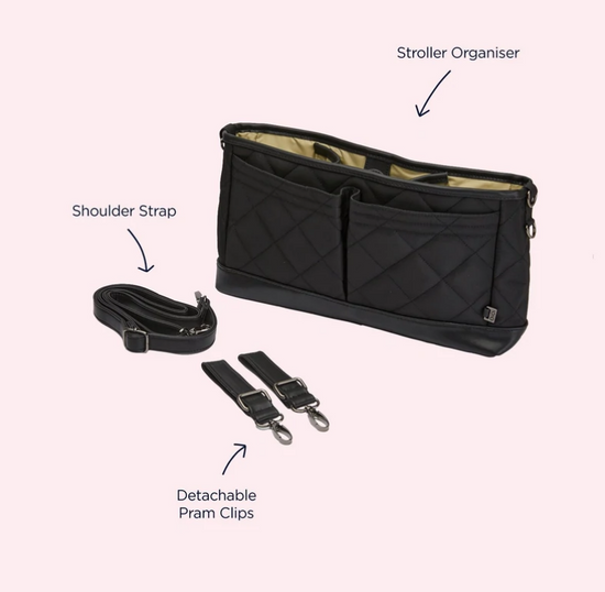 Leather pram organiser online